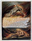 William Blake Canvas Paintings - The Descent of Christ